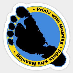 Prints with Meaning Logo Sticker